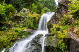 Triberger Wasserfälle, 163 m, 7 Stufen, Triberg, Schwarzwald, Baden-Württemberg, Deutschland Triberger Wasserfälle, 163 m, 7 Stufen, Triberg, Schwarzwald, Baden-Württemberg, Deutschland